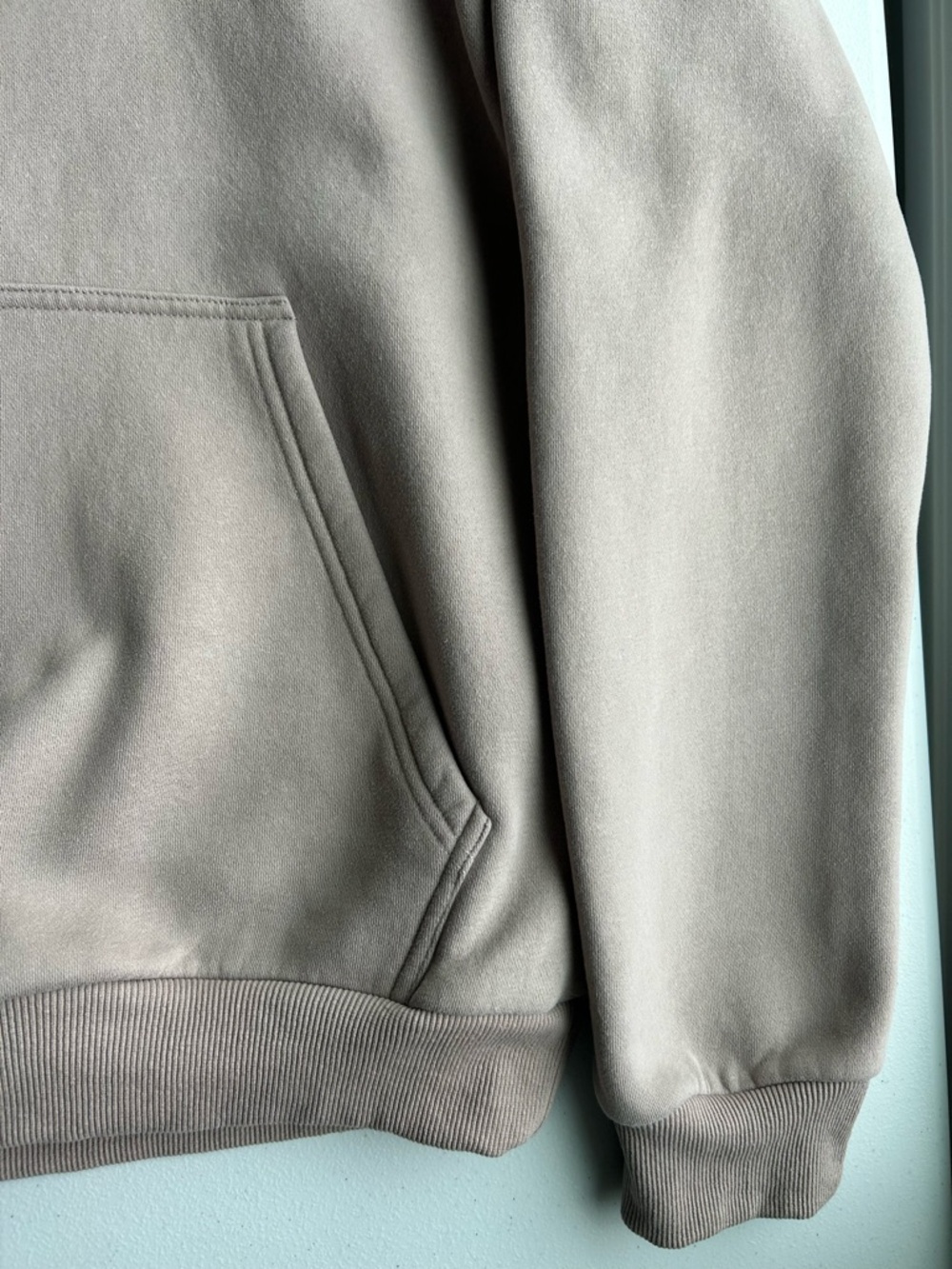 Comfrt Signature Fit Unisex Hoodie Bark Beige Tan Medium - Picture 4 of 7